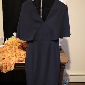 Dress the Population Deep Blue Midi Dress